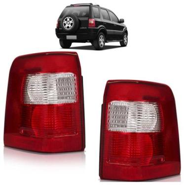 Imagem de Lanterna Traseira Ecosport 2003 2004 2005 2006 2007 Bicolor Estriada A