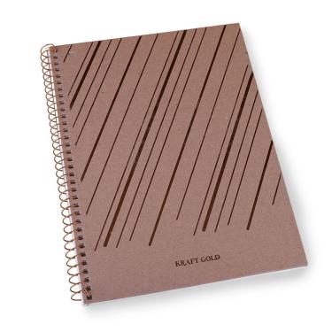 Imagem de Caderno KraftGold 80 Folhas Jandaia 71397-23