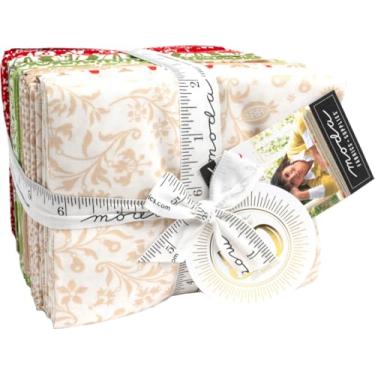 Imagem de Figueira e Co BUON Natale 30 quartos de gordura 1 painel Moda Fabrics 35400AB