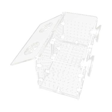 Imagem de Generic Caixa de reprodução de peixes de aquário, separador, caixa de isolamento para aclimatação de tanques de peixes, incubadora para camarão, Quarto Duplo