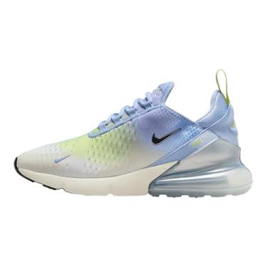 Imagem de Nike Tênis feminino Air Max 270 (IB7937-468, alumínio/hortênsias/limão claro/prata metálico), Alumínio/hortênsias/limão claro/prata metálica, 38
