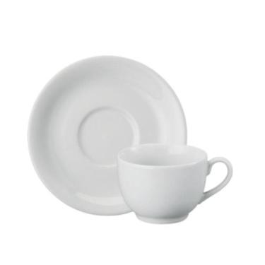 Imagem de Xícara Chá com Pires 200ml Porcelana Schmidt - Mod. Voyage Coup 202, 0