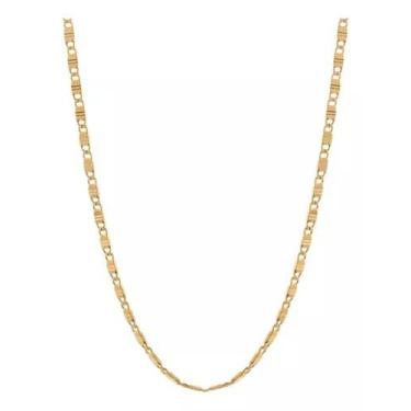 Imagem de Corrente Rommanel Masculina Linda Banhada A Ouro Tamanho 60 - Farinni