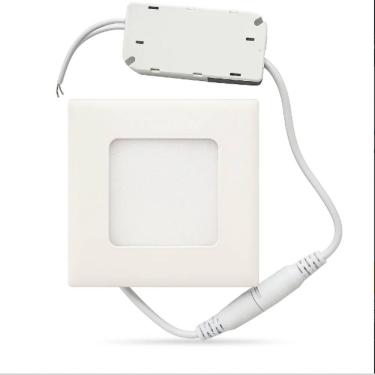 Imagem de Plafon Painel de led quadrado 12cm Bivolt  6W 6500k