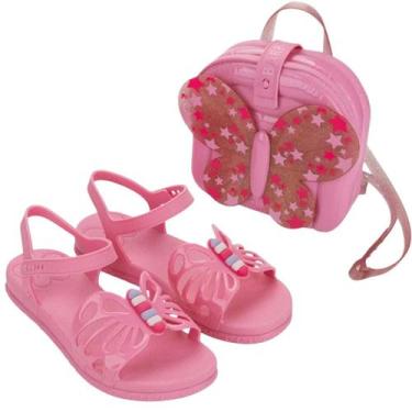 Imagem de Sandália grendene kids barbie fly mochila 23268, Rosa, 30