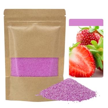 Imagem de Vela perfumada areia 100 g com 50 algodão e 2 mechas de madeira contas de cera de vela perolada, recarregável Cera para Velas Aromáticas para fazer velas (rosa)