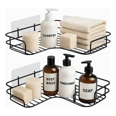 Imagem de 2X Vittak Kit 2 Porta Shampoo Sabonete Suporte De Canto Pare