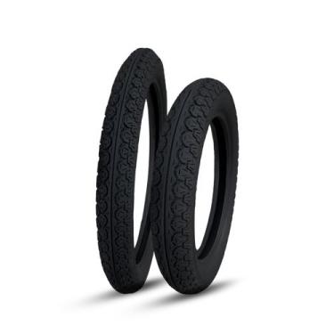 Imagem de Pneu Biz 125 100 Pop 100 110 Traseiro e Dianteiro - BLACK TYRES