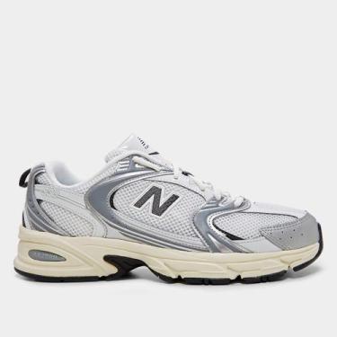 Imagem de Tênis New Balance 530, Branco, Prata, 34