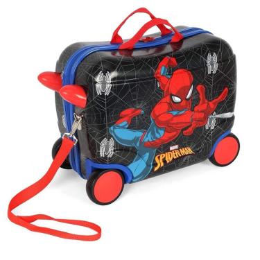 Imagem de Mala de Carrinho Infantil - Marvel Spiderman - Preta - Luxcel