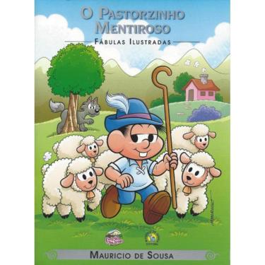 Imagem de Livro Fábulas Ilustradas Turma Mônica Pastorzinho Mentiroso