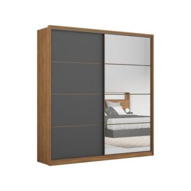 Imagem de Guarda-roupa Casal 2 Portas de Correr 3 Gavetas Demóbi - Demóbile, Amê