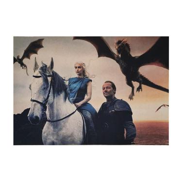 Imagem de Pôster com arte de parede Picture Games Of Thrones Anime Art 51x35,5 cm