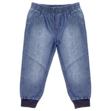 Imagem de Calça Infantil Look Jeans Jogger Leve Jeans - UNICA - 01-Masculino