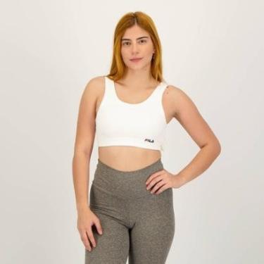 Imagem de Top Fila Essential III Feminino Branco-Feminino