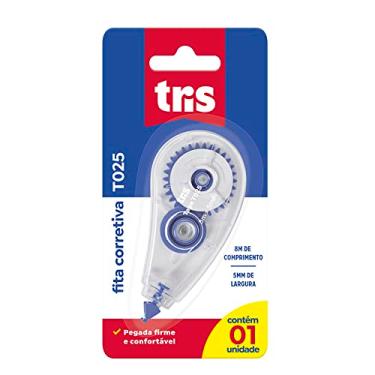 Imagem de Fita Corretiva, Tris, T025, 5mm, Branco