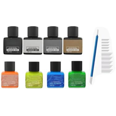 Imagem de MP-10~MP-29 40 g Tinta de revestimento de painel à base de água para painel de construção de modelos cor de destaque de linha (Hobby Tools) (MP-10, 11, 12, 13, 20, 21, 22, 23 (8 garrafas) + 02B)