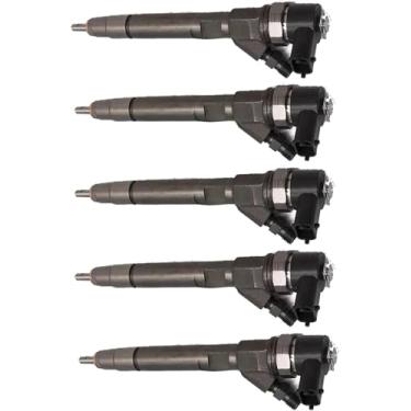 Imagem de Injetor de combustível 5X 0445110251 compatível com Volvo C30 C70 S40 S60 S80 V50 V70 2.4L 2003-2006