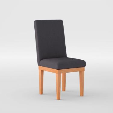 Imagem de Cadeira Mesa De Jantar Reforçada Cinza