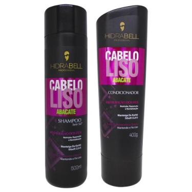 Imagem de Shampoo e Condicionador Cabelo Liso Hidrabell