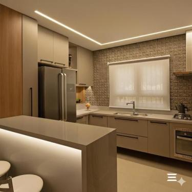 Imagem de Perfil Embutir Em L 3 Metros Corte 45 Completo Fita/ Fonte Luminária M