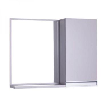 Imagem de Armário para Banheiro com Espelho com Puxador Metal