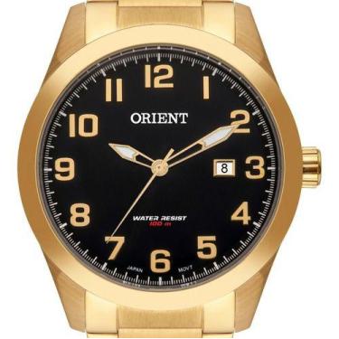 Imagem de Relógio orient masculino dourado mgss1180 p2kx