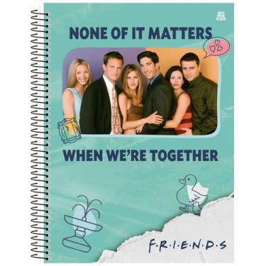 Imagem de Caderno Friends Universitário 10M Espiral Poster Capa Dura 160 Fls
