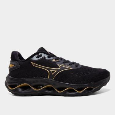 Imagem de Tênis Mizuno Wave Legend 5 Masculino, Preto, Grafite, 34