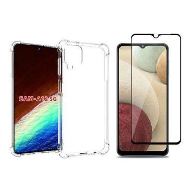 Imagem de Capa Capinha Case Anti Shock Samsung Galaxy  A12 + Pelicula Vidro 3D p