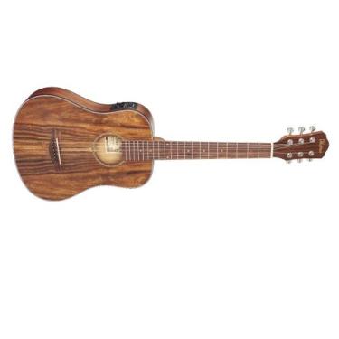 Imagem de Violao hofma hbb-34k baby eletroacústico natural acetinado