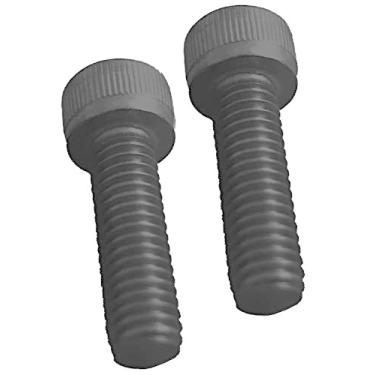 Imagem de Par preto de parafusos de substituição para rodas de combustível tampa central preta 1001-63B