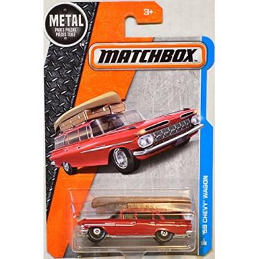 Imagem de Matchbox 2017 Metal Parts Piezas '59 Chevy Wagon, vermelho
