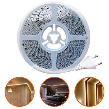 Imagem de Fita Led 10m Branco Frio Quente 110v 220v Tomada Direta - CTB, Branco 
