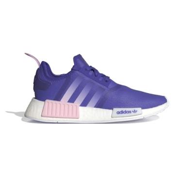 Imagem de adidas Tênis feminino casual NMD R1 com cadarço - roxo, Roxa, 36