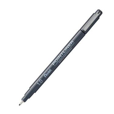 Imagem de Caneta Nanquim Pointliner 1.0Mm Pentel Preta Unidade