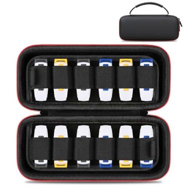 Imagem de Lacdo Estojo organizador de unidade flash USB Suporte de unidade de polegar para 24 unidades USB SanDisk/SamData/Samsung Flash Drives Cartões de memória Estojo portátil para Jump Drive com pega, Preto