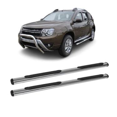 Imagem de Estribo Duster 2012 2013 2014 2015 2016 2017 Oblongo Cromado - CCF