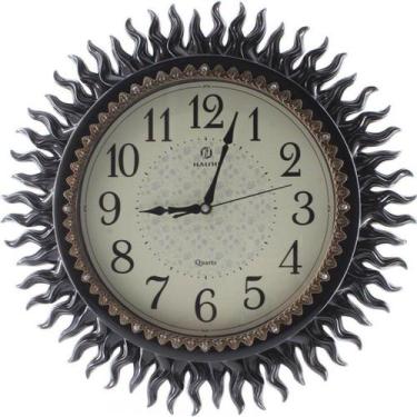 Imagem de Relógio De Parede Místico Solar Oriental 45cm - Gici Decor, Preto