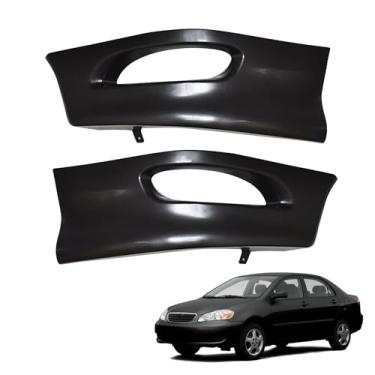 Imagem de munirater Conjunto de lábios de para-choque dianteiro LH/RH de substituição para Toyota Corolla S Style Front Wrap Angle 2005 2006 2007 2008