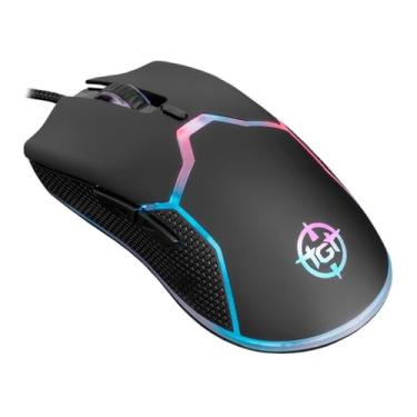 Imagem de Mouse Gamer TGT Bizon S | Rainbow RGB | 12000DPI | 6 Botões | Preto | TGT-BIZ-S-RBW