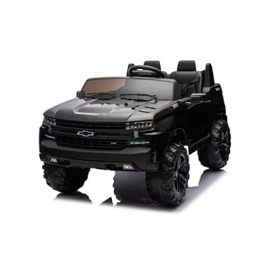 Imagem de Bang Toys Carro Elétrico Infantil Jipe Chevrolet Silverado 24v Preto