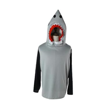 Imagem de Fiocias Fantasia de Tubarão, Fantasia de Cosplay de Animal para Festas Temáticas, Apresentações de Palco, Feriados