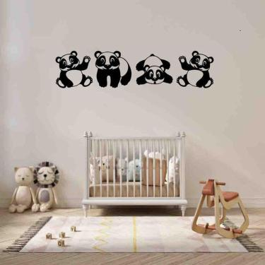 Imagem de Quadro Decorativo Infantil Panda Vazado - Mdf 3Mm 003