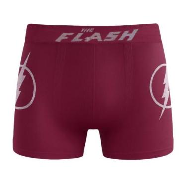 Imagem de Cueca Boxer Altomax DC Flash Infantil - Vermelho 9-11, Vermelho, 9