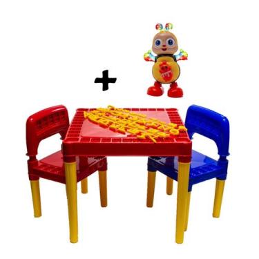 Imagem de Mesa Didática Tritec + Abelhinha Musical Divertida Emite Som - Tritec 