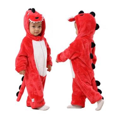 Imagem de Fantasia TONWHAR para bebês meninos e meninas, macacão com animais, 4-