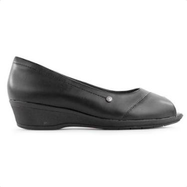 Imagem de Sapato Comfortflex Peep Toe Feminino-Feminino