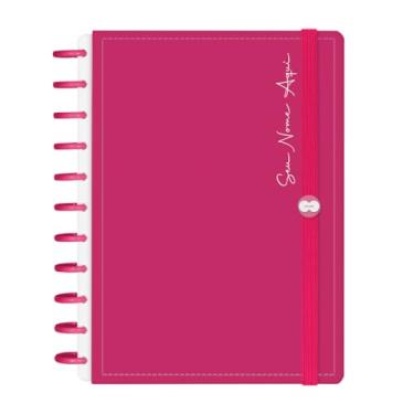 Imagem de Caderno De Disco Iscool Inteligente 140 Folhas Personalizado Solid Colors Pink G+