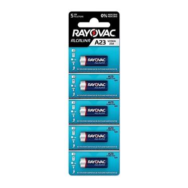 Imagem de Bateria Alcalina Rayovac V23Ga 12V Com 5 Unidades